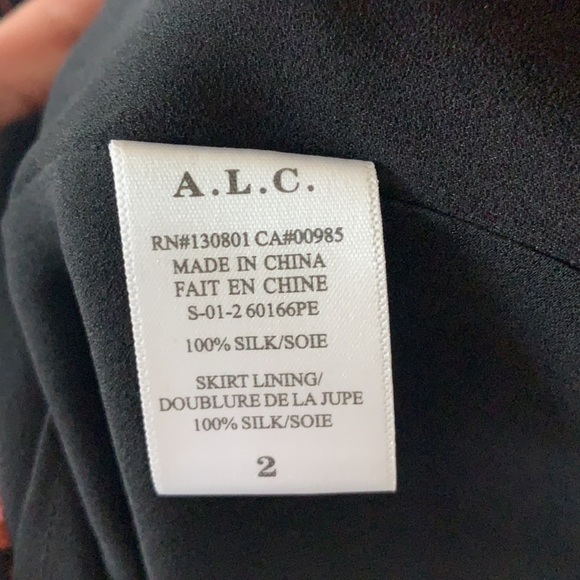 A.L.C. Emile Cold Shoulder Floral 100% Sil… - Picture 8 of 9